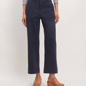 Everlane The Organic Wide-Leg Pant Blue Base - Size 4
